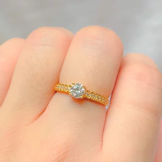 Detail Cincin Emas Permata Nomer 40