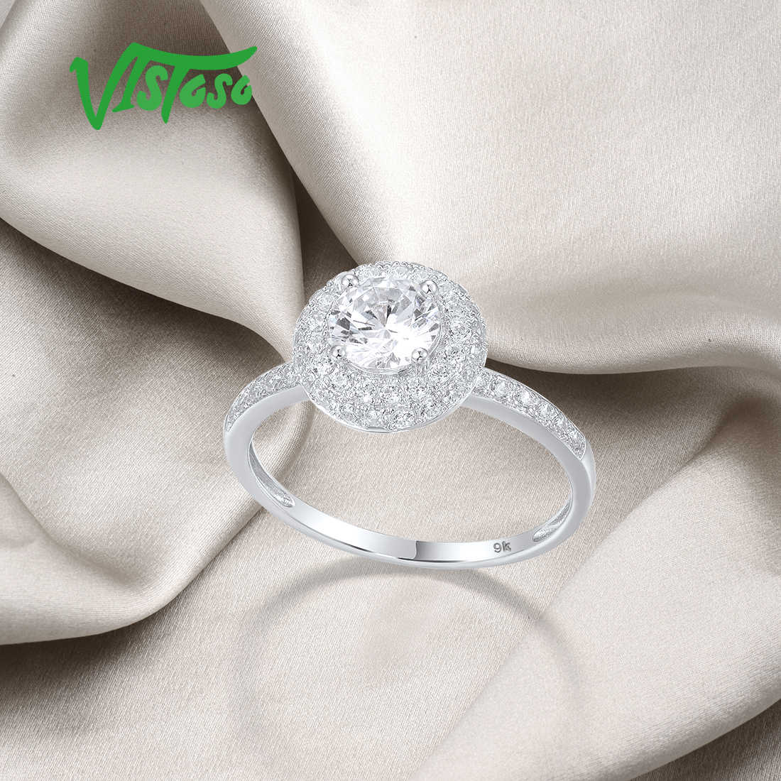 Detail Cincin Emas Putih Elegan Nomer 23