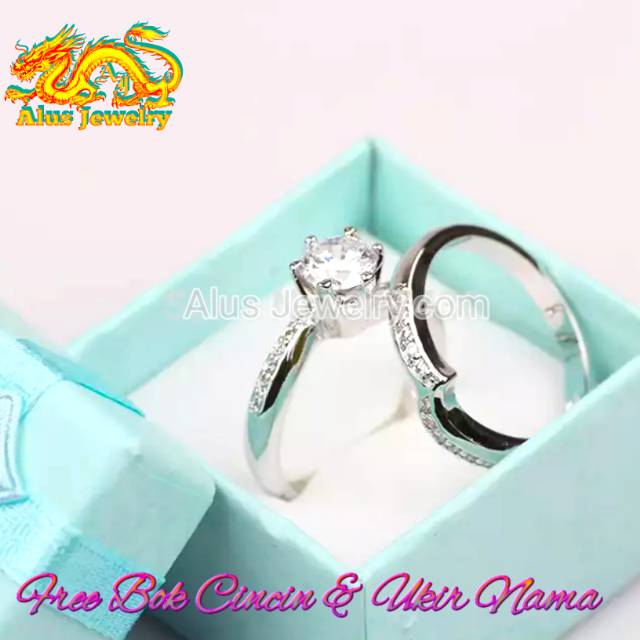 Detail Cincin Emas Putih Elegan Nomer 34