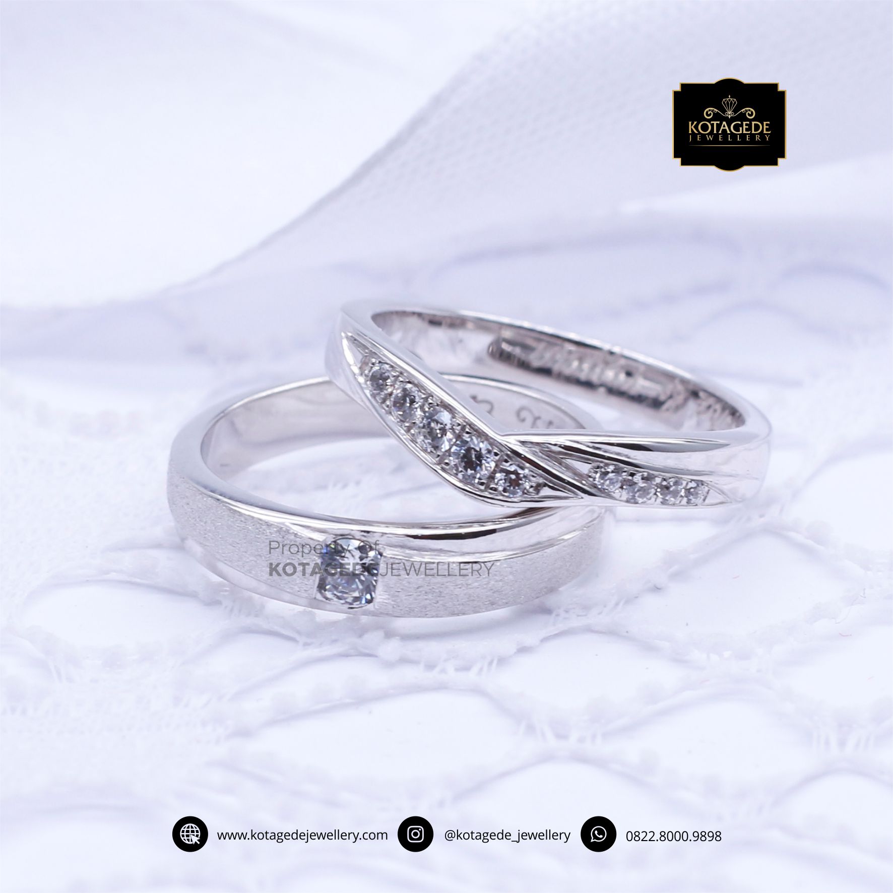 Detail Cincin Emas Putih Elegan Nomer 44