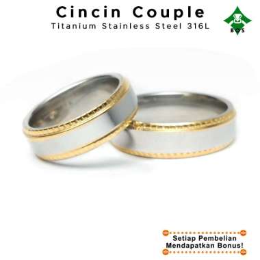 Detail Cincin Emas Putih Pria Polos Nomer 42