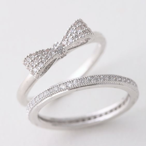 Detail Cincin Emas Putih Simple Elegan Nomer 10