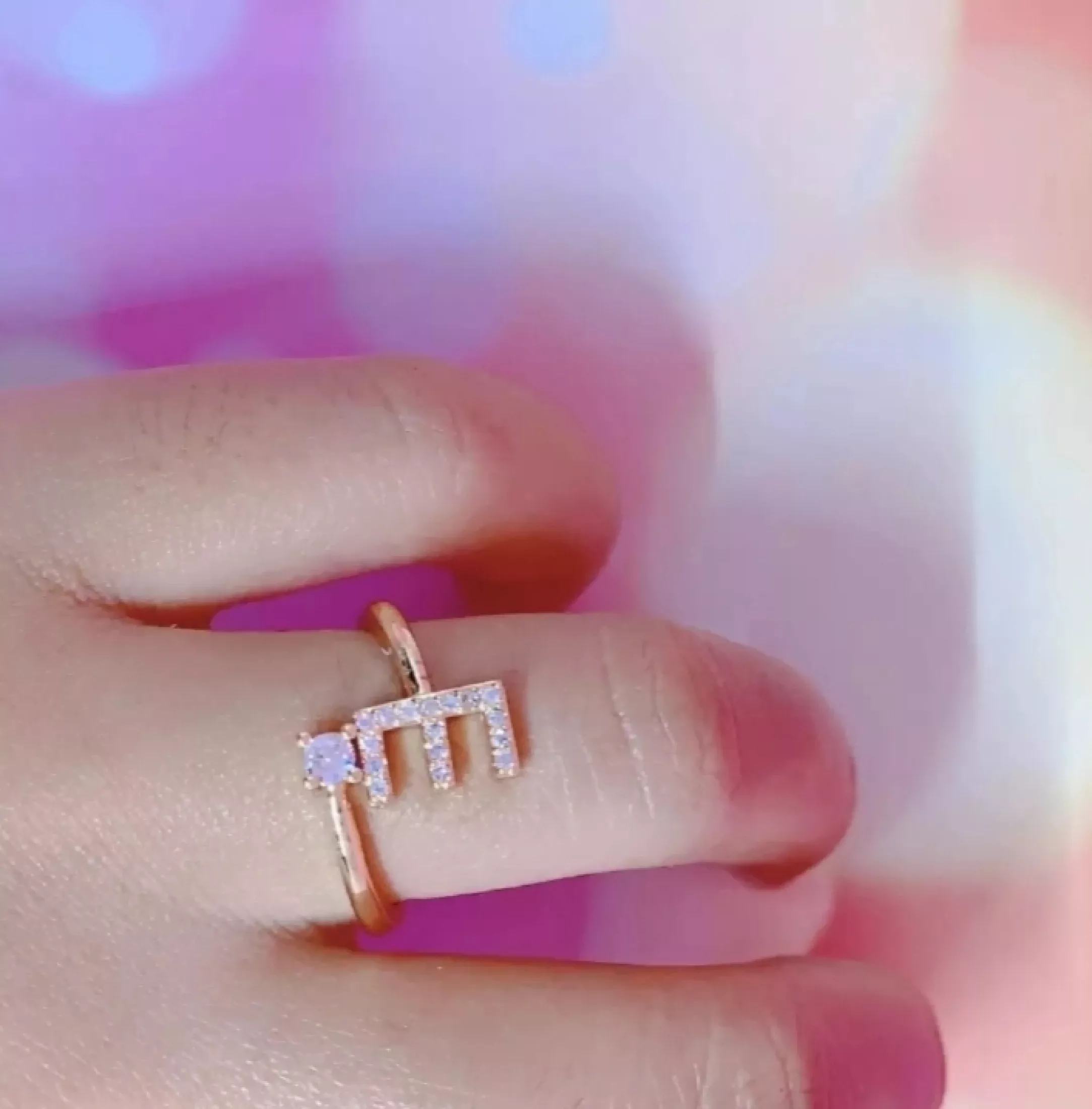 Detail Cincin Huruf E Nomer 8