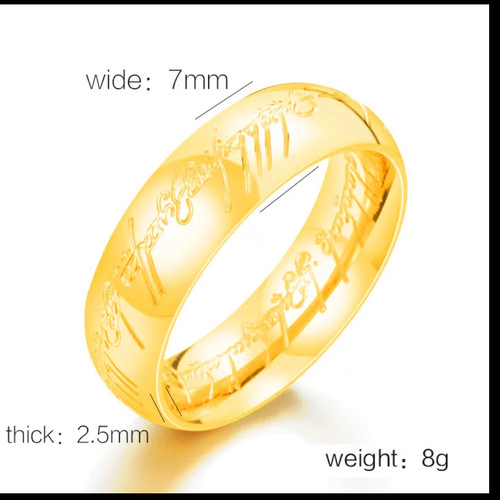Detail Cincin Lord Of The Ring Nomer 45