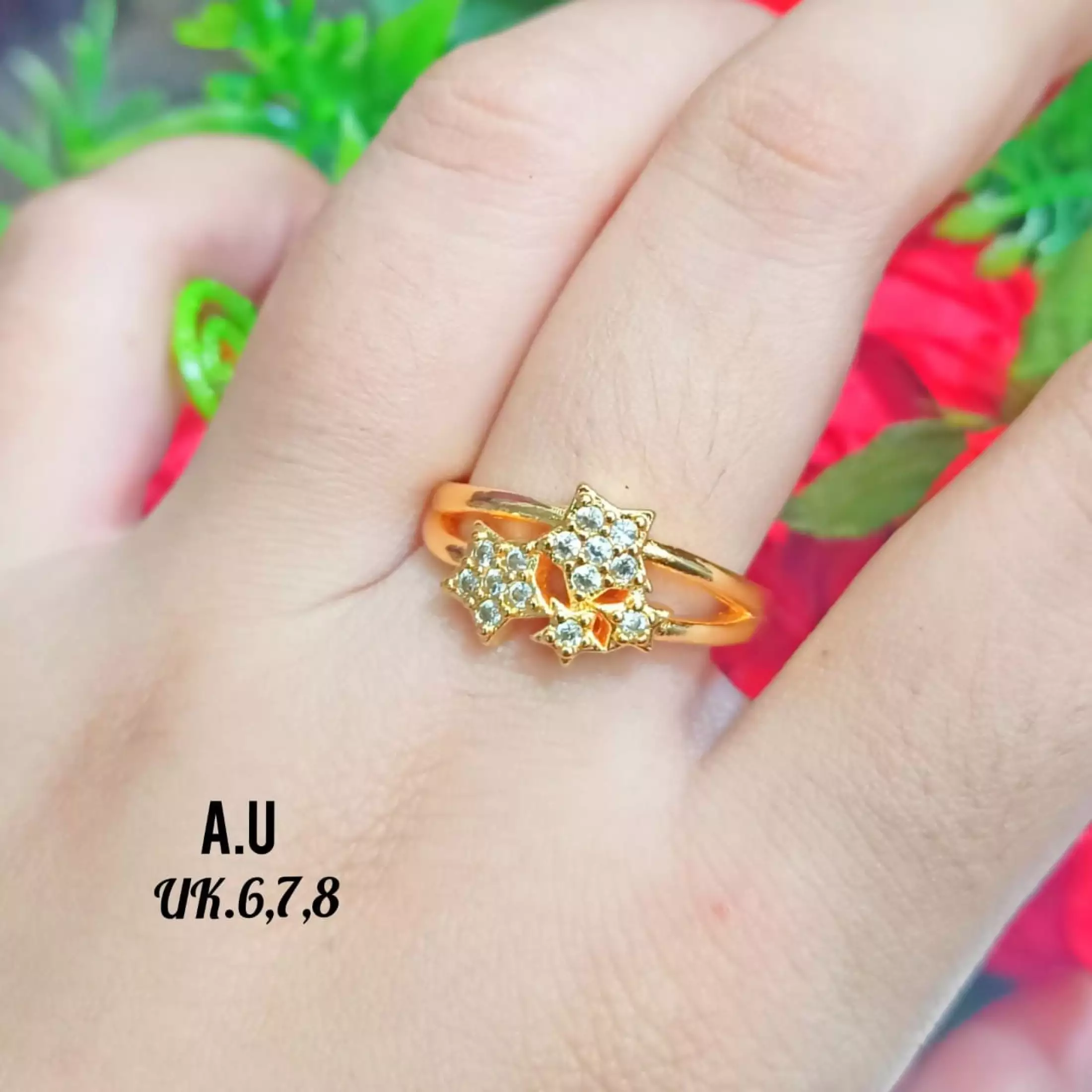 Detail Cincin Motif Bunga Nomer 58