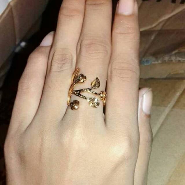 Detail Cincin Motif Daun Nomer 26