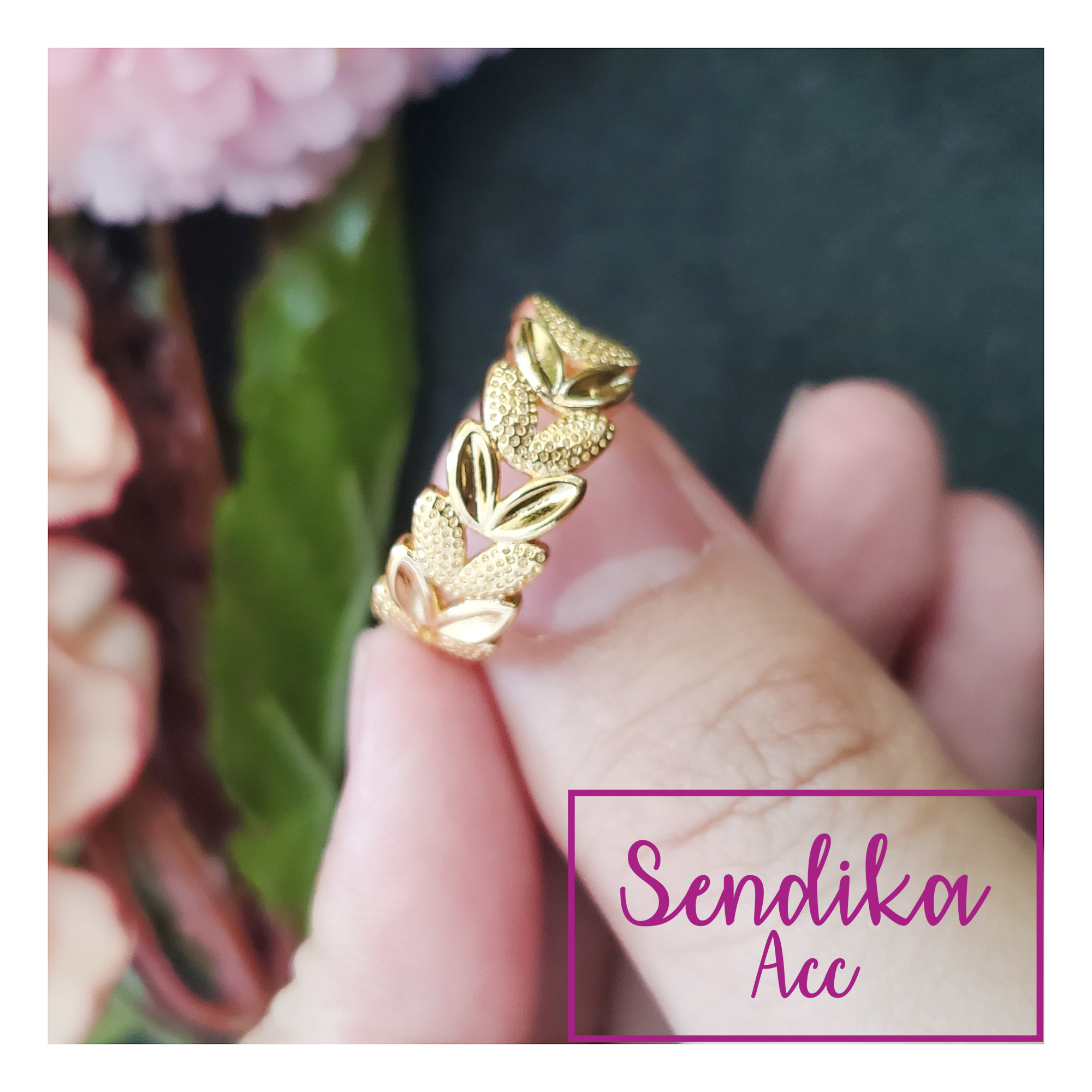 Detail Cincin Motif Daun Nomer 33