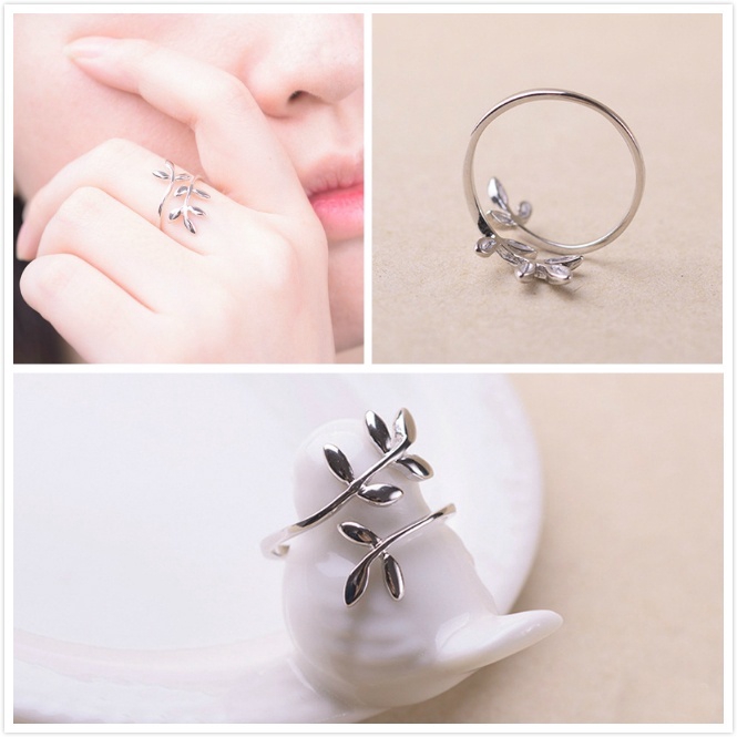 Detail Cincin Motif Daun Nomer 10