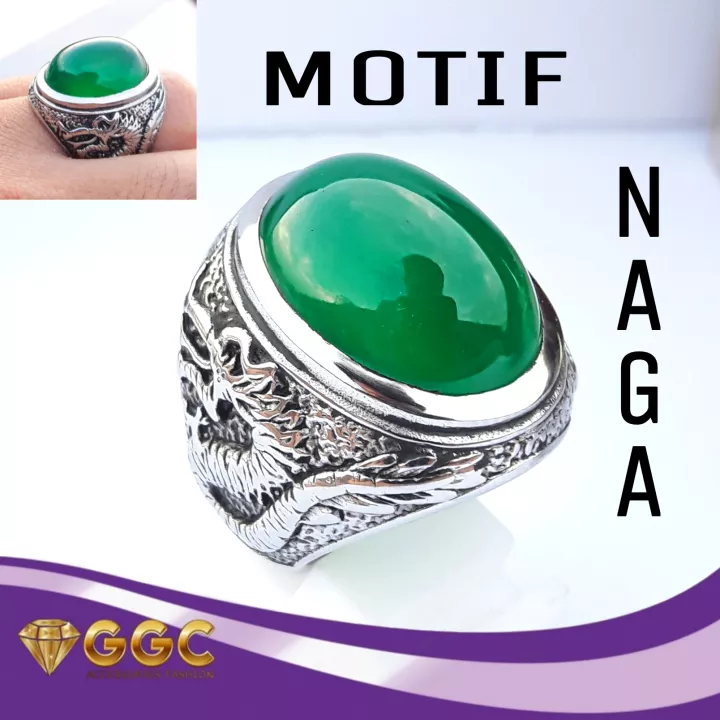 Detail Cincin Motif Naga Nomer 26