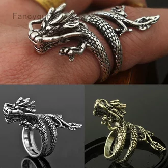 Detail Cincin Motif Naga Nomer 55