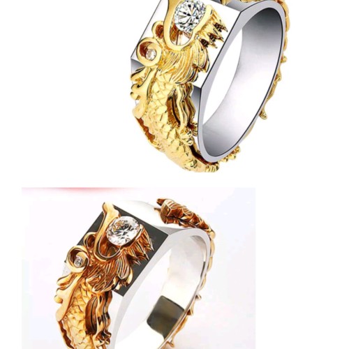 Detail Cincin Motif Naga Nomer 57