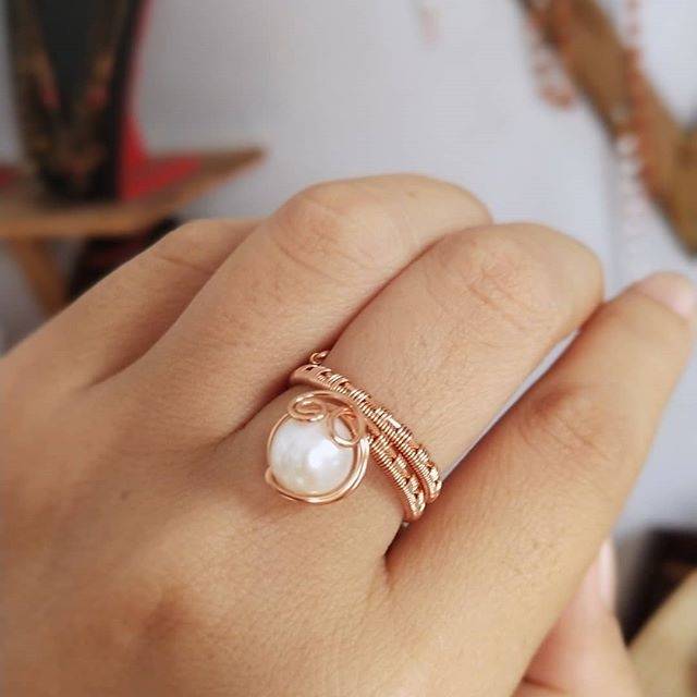 Detail Cincin Mutiara Simple Nomer 27