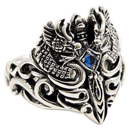 Detail Cincin Naga Perak Nomer 40