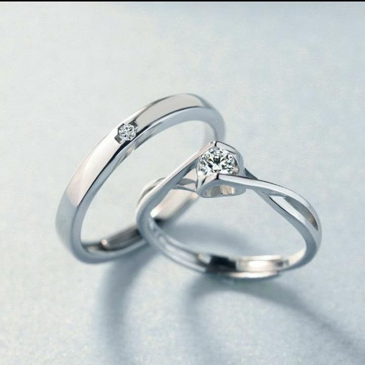 Detail Cincin Nikah Silver Nomer 19