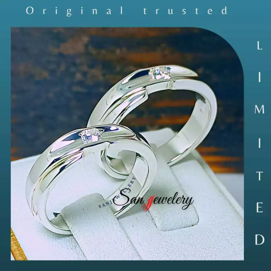 Detail Cincin Nikah Silver Nomer 27