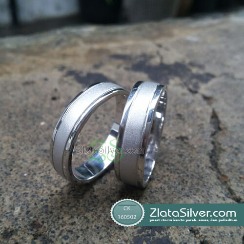 Detail Cincin Nikah Silver Nomer 39