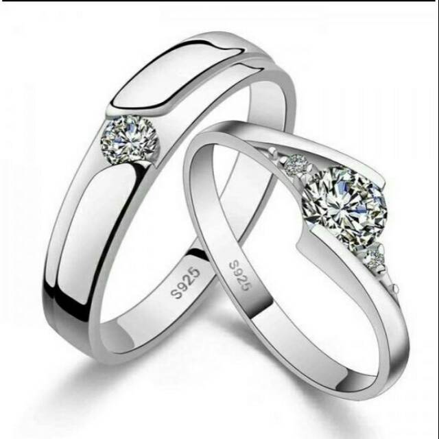 Detail Cincin Nikah Silver Nomer 8