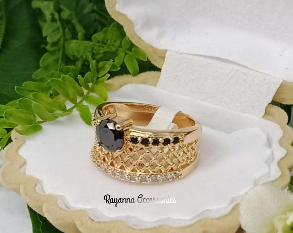 Detail Cincin Permata Hitam Nomer 51