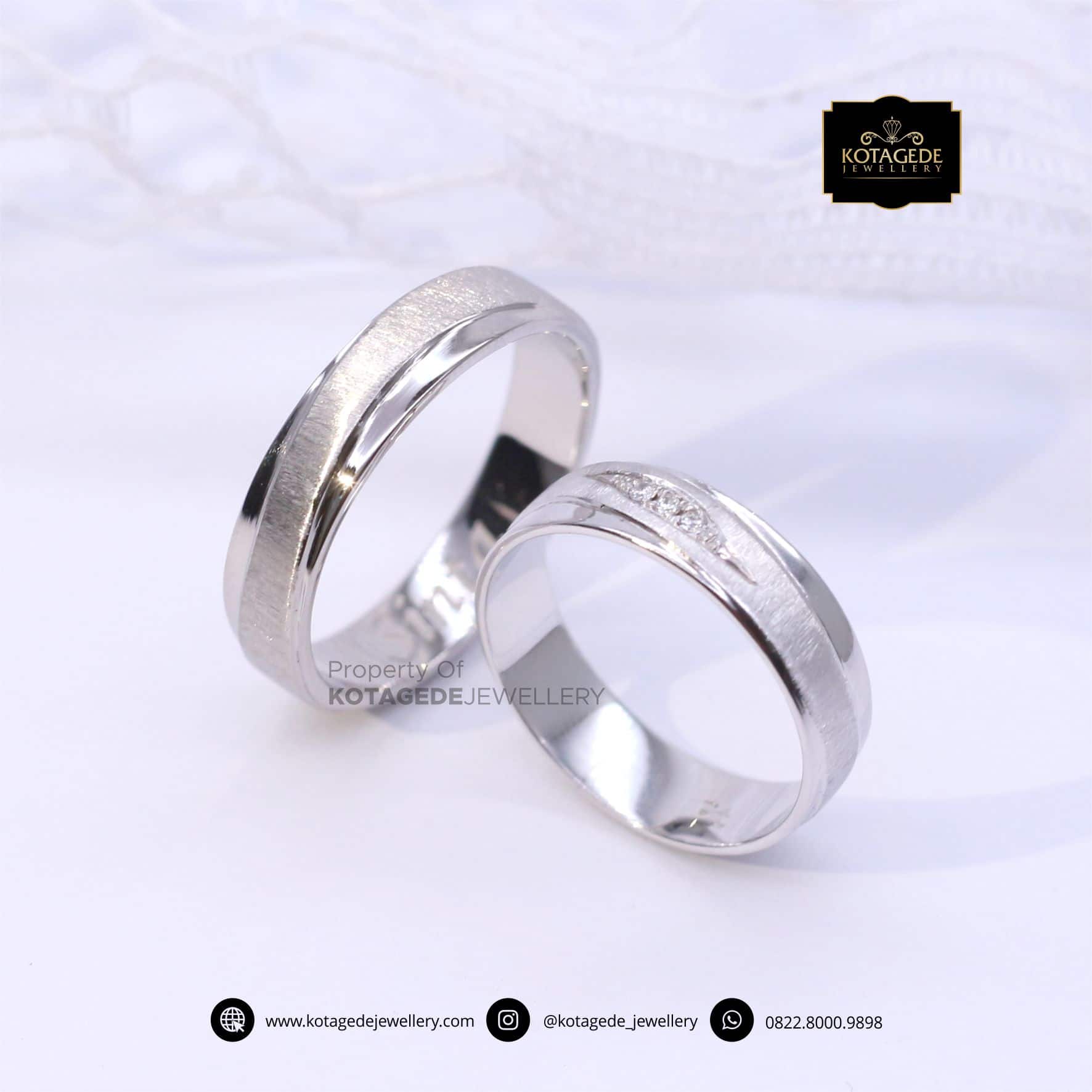 Detail Cincin Pernikahan Emas Putih Nomer 10