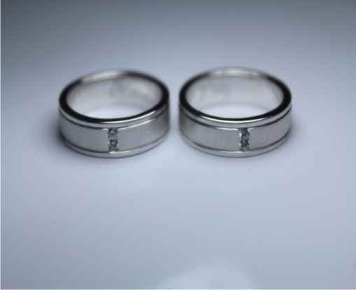 Detail Cincin Pernikahan Emas Putih Nomer 45