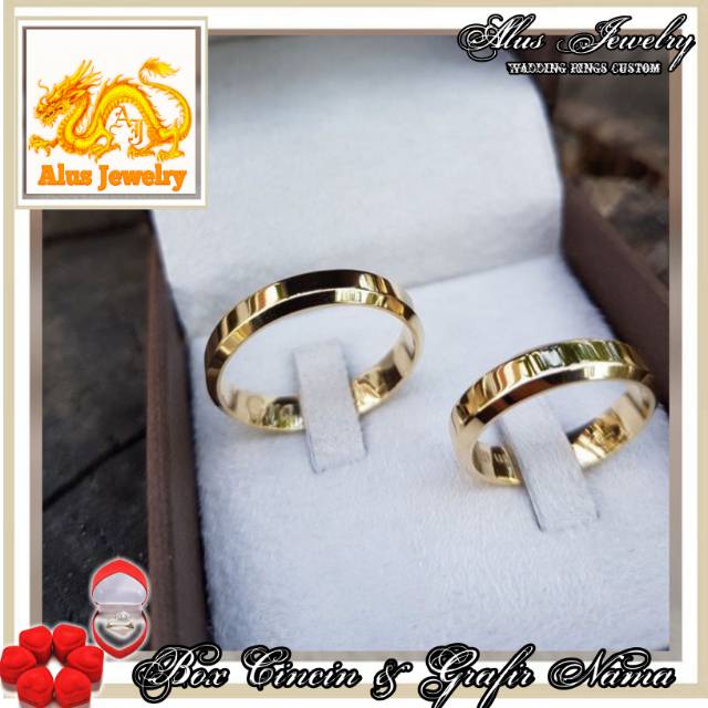 Detail Cincin Pernikahan Simple Tapi Elegan Nomer 13