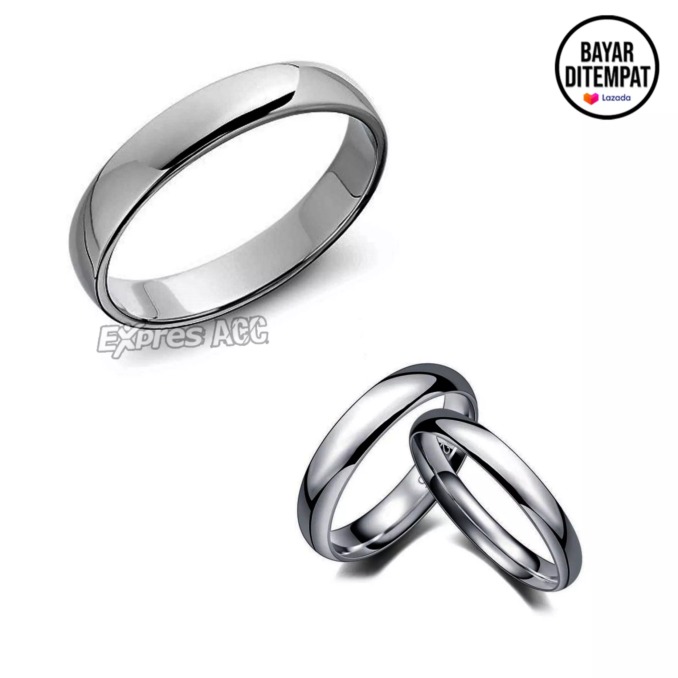 Detail Cincin Silver Polos Nomer 47