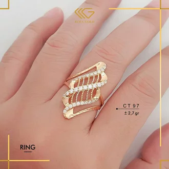 Detail Cincin Spiral Emas Terbaru Nomer 28