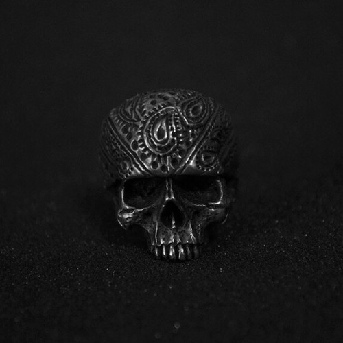 Detail Cincin Tengkorak Metal Nomer 24