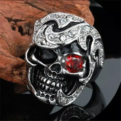 Detail Cincin Tengkorak Metal Nomer 36