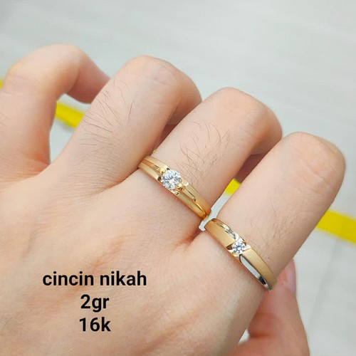 Detail Cincin Tunangan Emas Asli Nomer 28