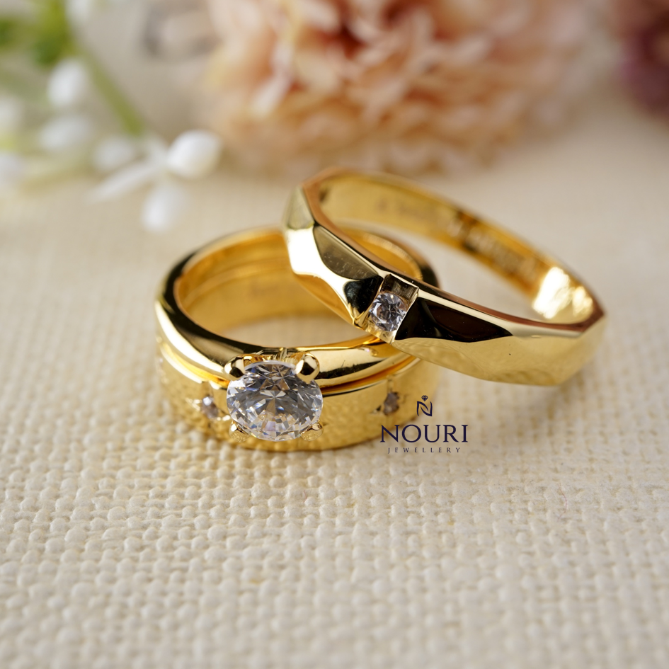 Detail Cincin Tunangan Emas Kuning Nomer 6