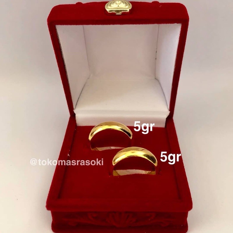 Detail Cincin Tunangan Emas London Nomer 28