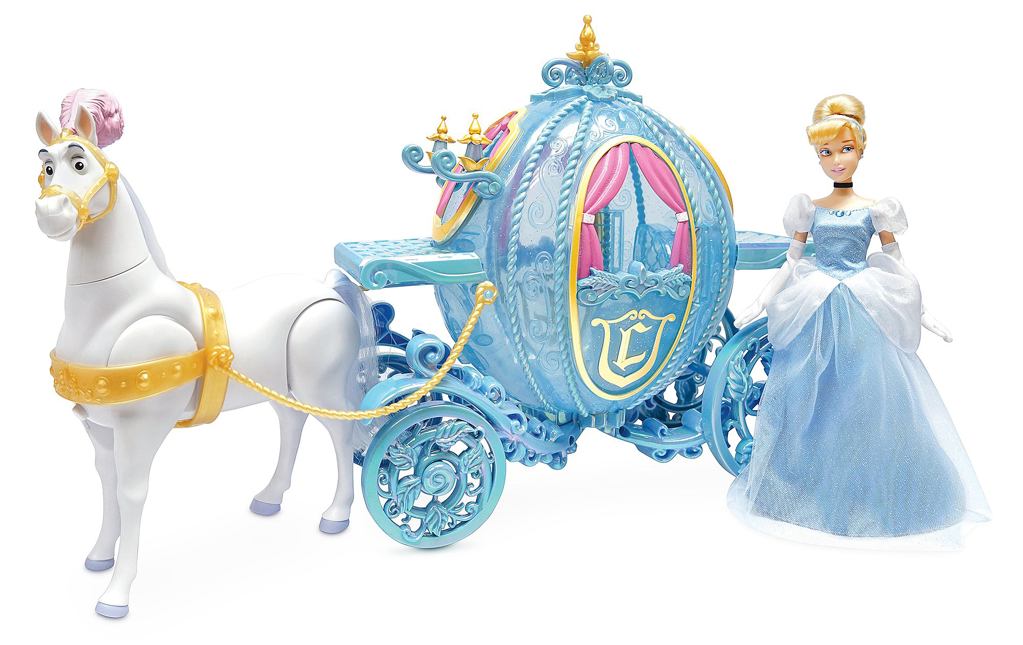 Detail Cinderella Barbie Carriage Nomer 24