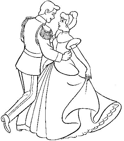 Detail Cinderella Black And White Clipart Nomer 5