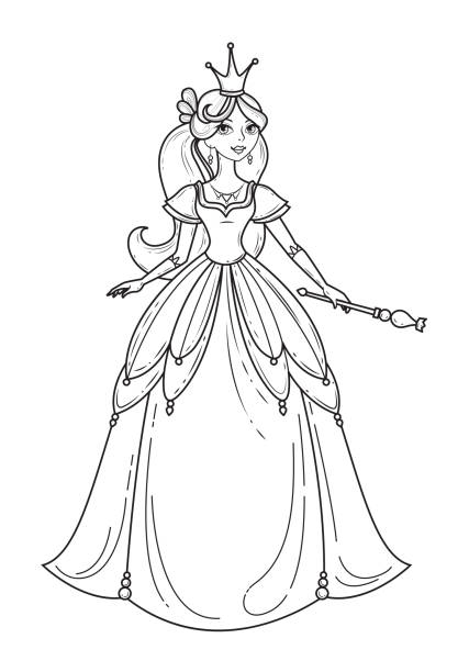 Detail Cinderella Black And White Clipart Nomer 19