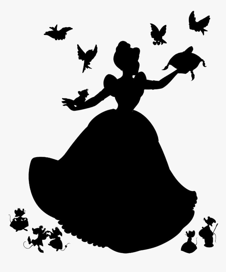 Detail Cinderella Black And White Clipart Nomer 37