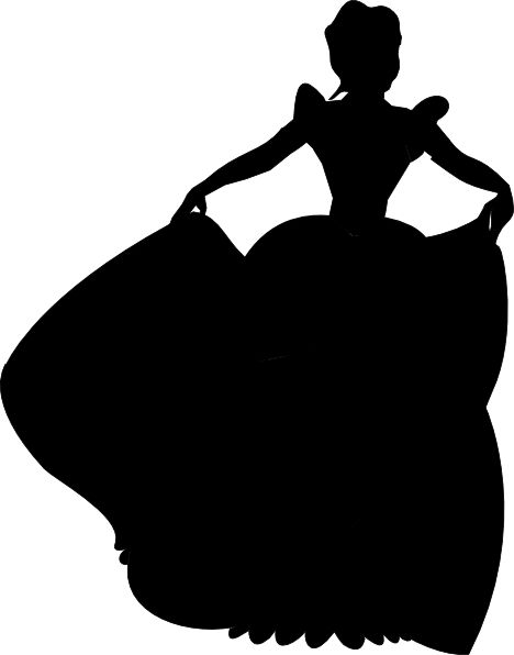 Detail Cinderella Black And White Clipart Nomer 38