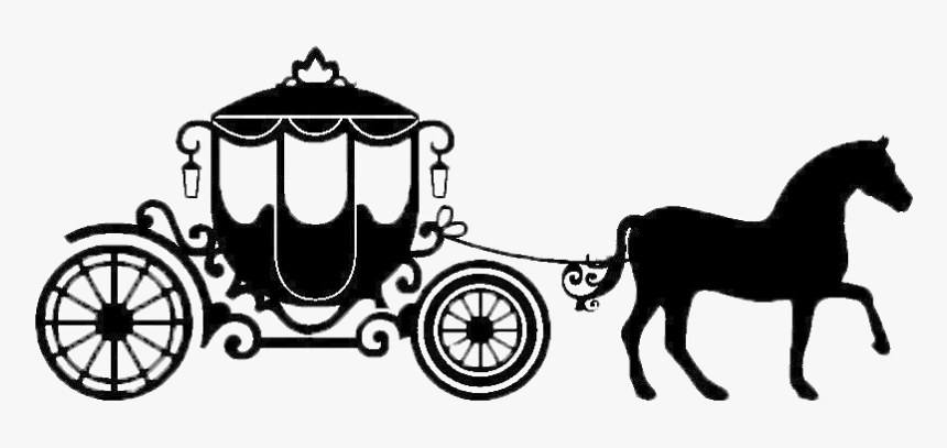 Detail Cinderella Carriage Clipart Black And White Nomer 13