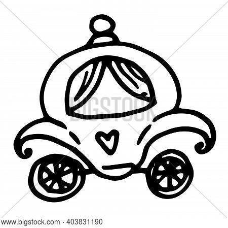 Detail Cinderella Carriage Clipart Black And White Nomer 53