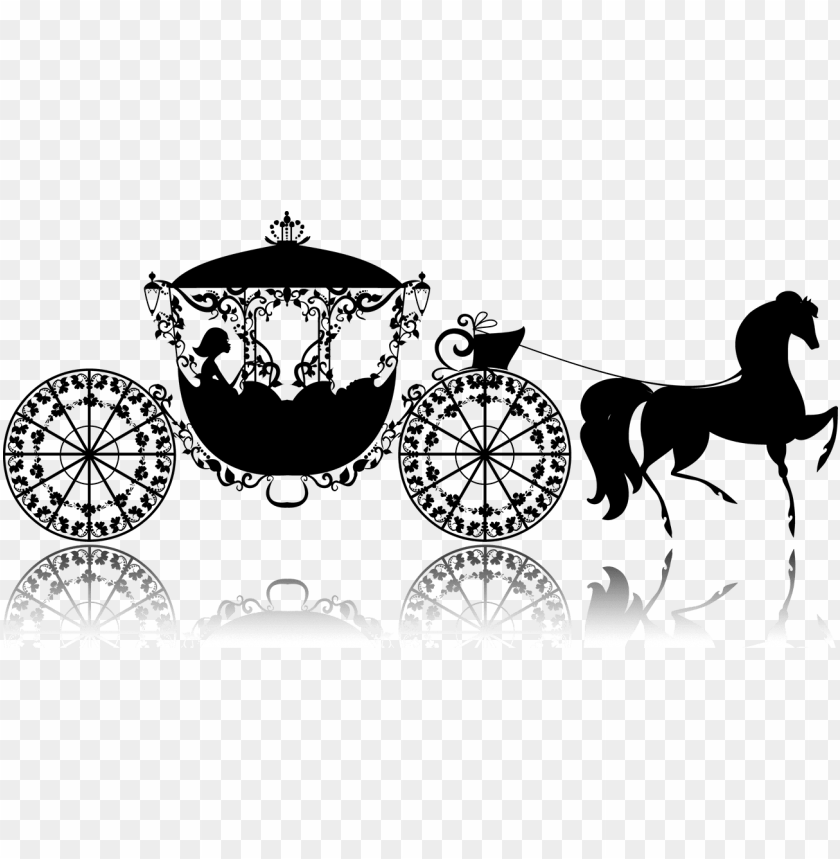 Detail Cinderella Carriage Silhouette Png Nomer 9