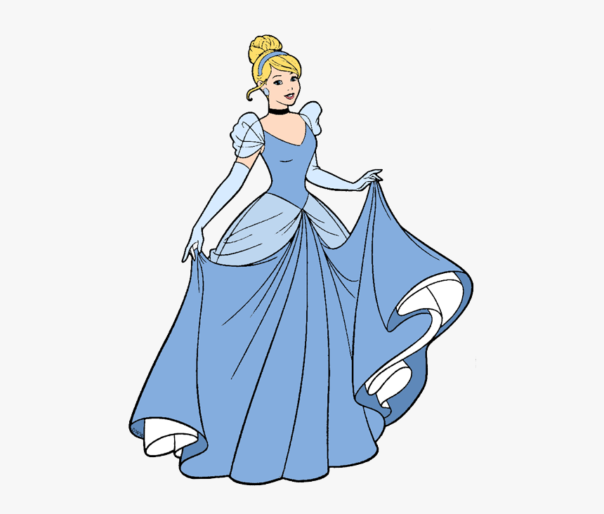 Detail Cinderella Dress Clipart Nomer 3