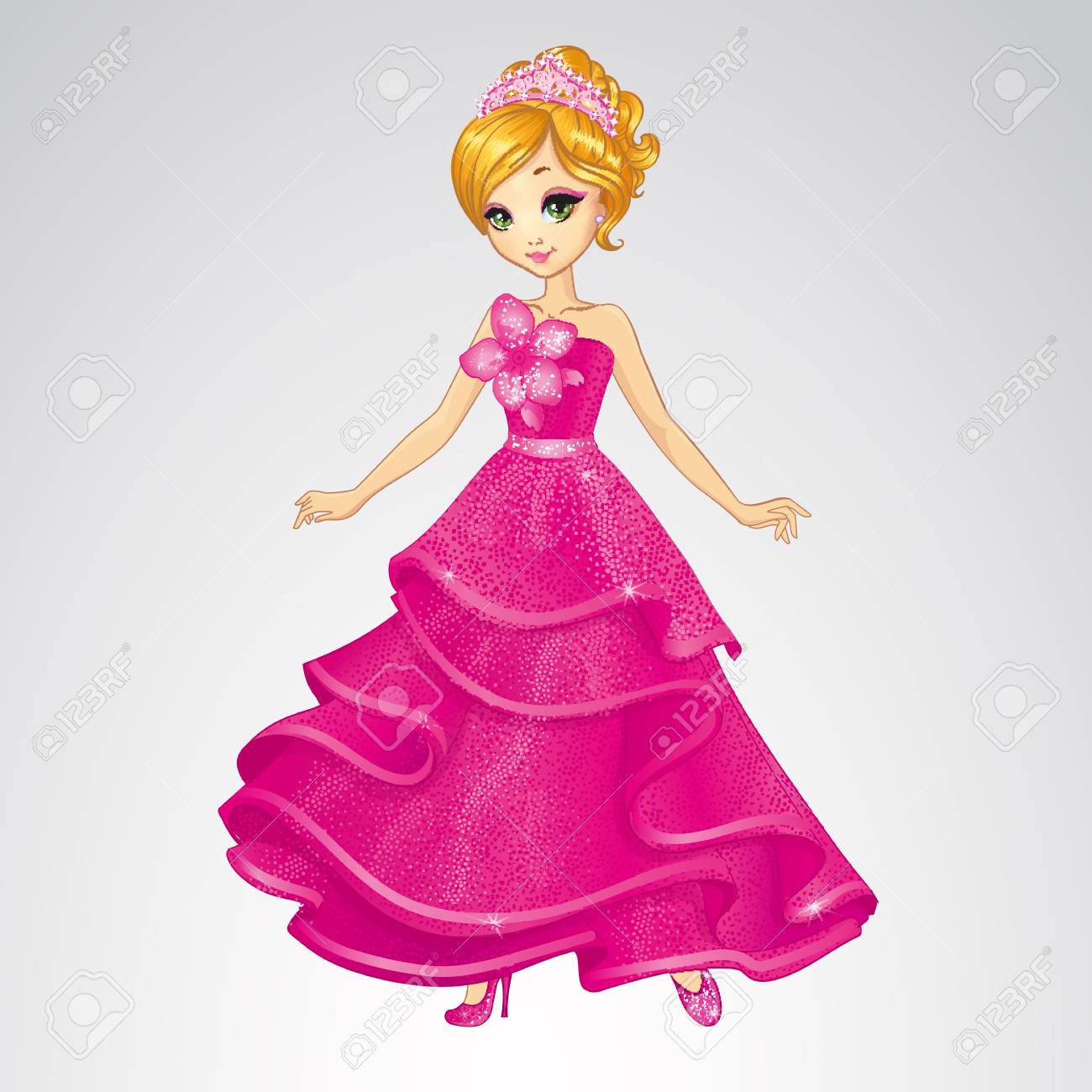 Detail Cinderella Dress Clipart Nomer 47