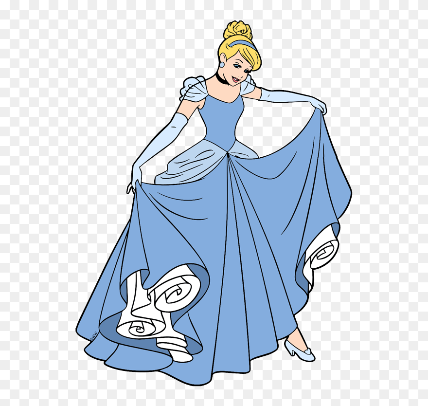 Detail Cinderella Dress Clipart Nomer 6