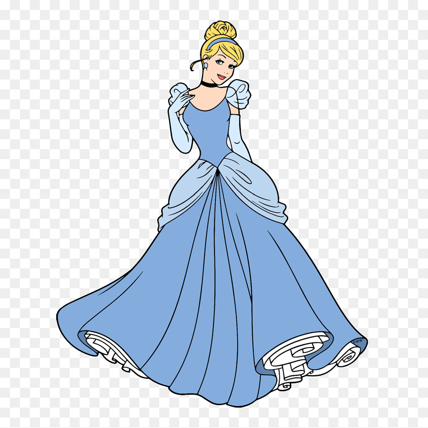 Detail Cinderella Dress Clipart Nomer 8