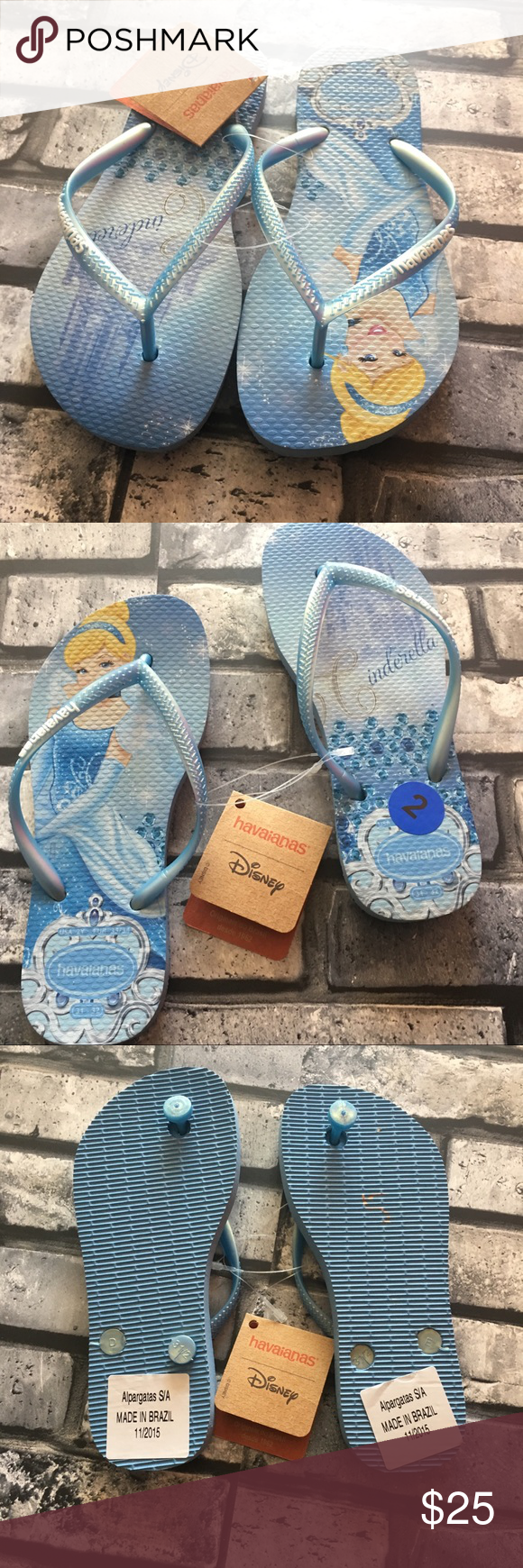 Detail Cinderella Flip Flops Nomer 38