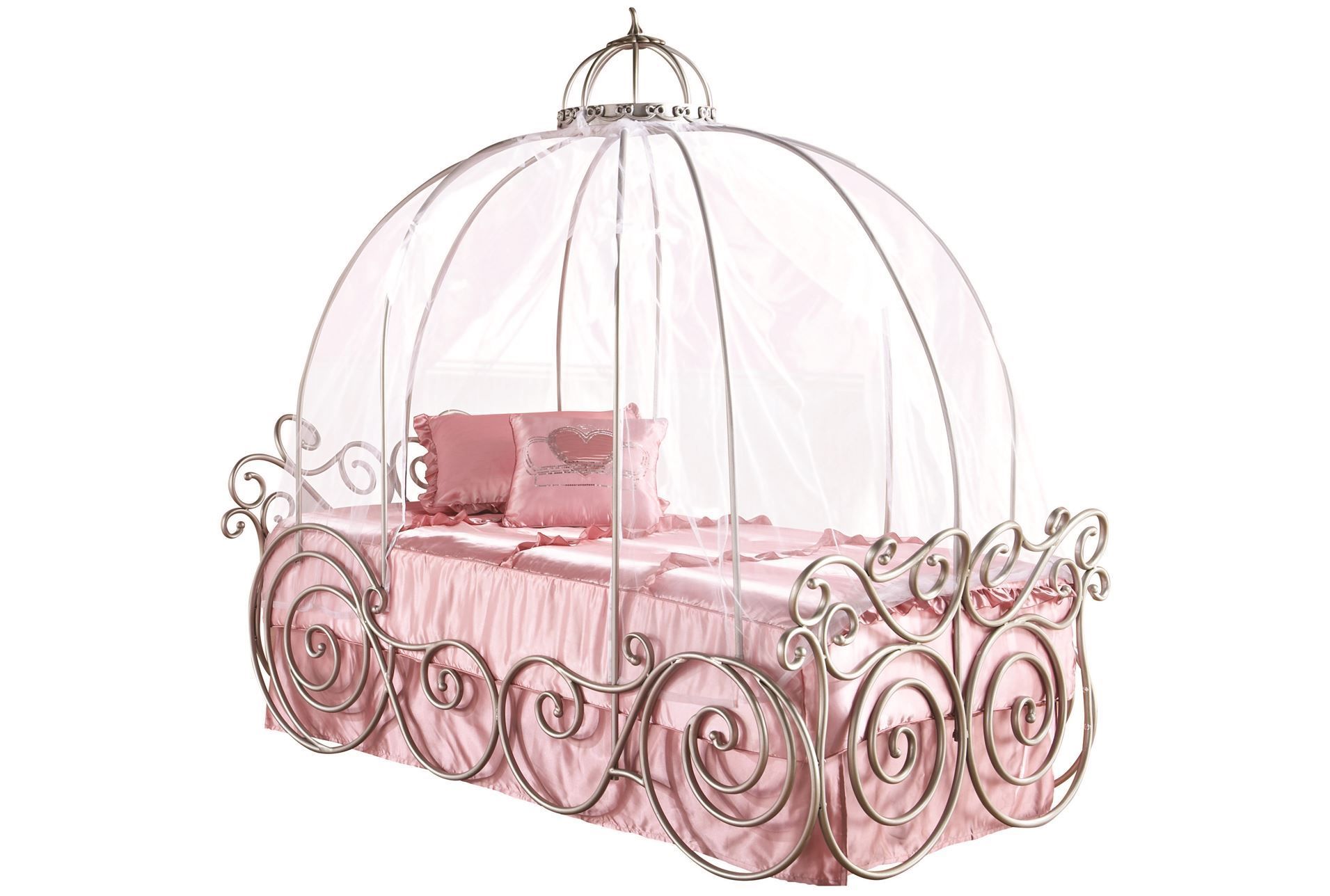 Detail Cinderella Metal Carriage Bed Nomer 18