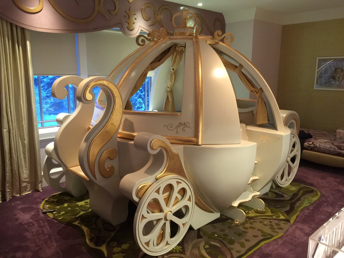 Detail Cinderella Metal Carriage Bed Nomer 25