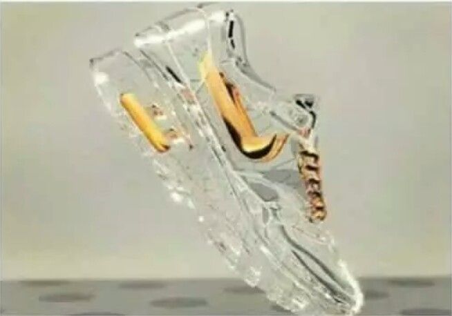 Cinderella Nikes Clear - KibrisPDR