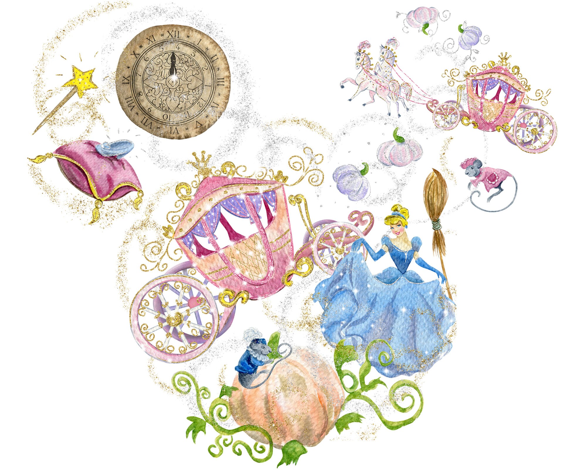 Detail Cinderella Pumpkin Carriage Clipart Nomer 26