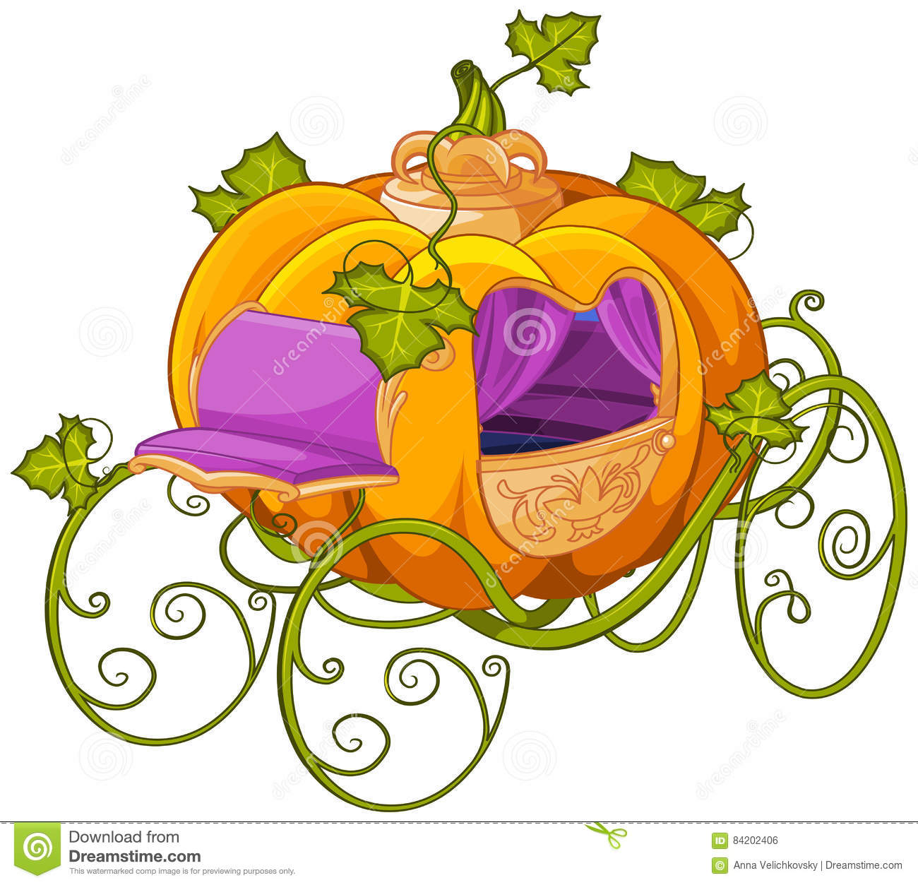 Detail Cinderella Pumpkin Carriage Clipart Nomer 35